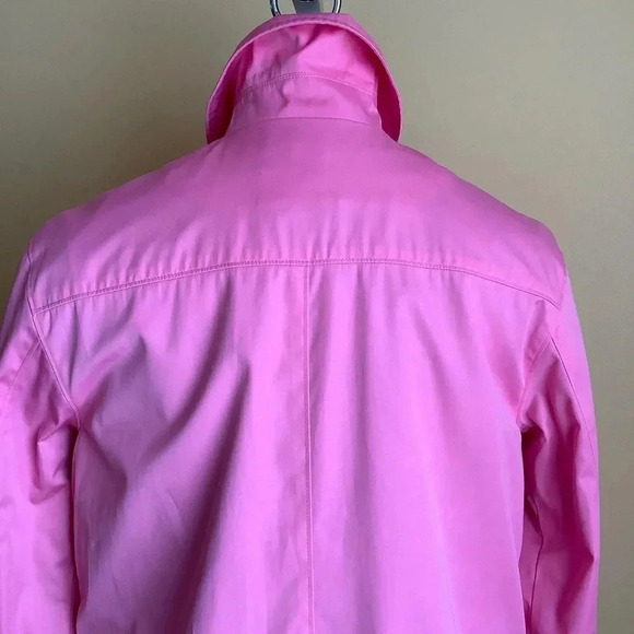 JONES NEW YORK Pink Toggle Trench Coat Size S - Picture 6 of 16